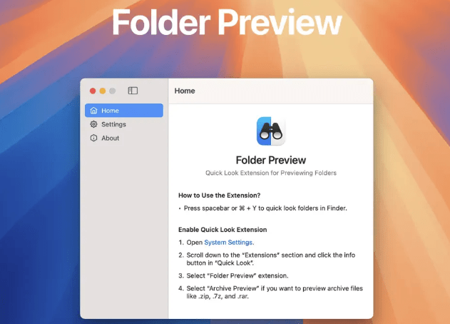 Folder Preview 1.9.0 for macOS:Mac 文件夹预览利器-六月雪软件